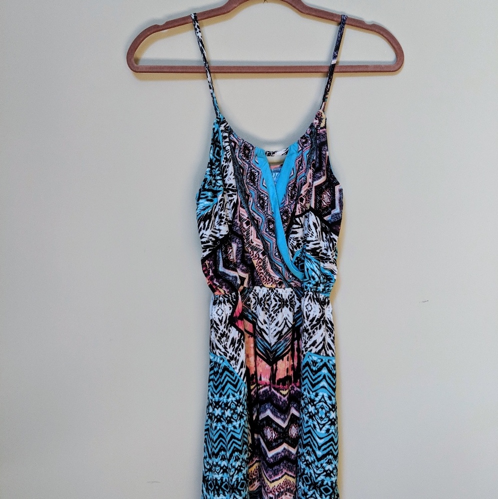 Francesca's Abstract Print Dress